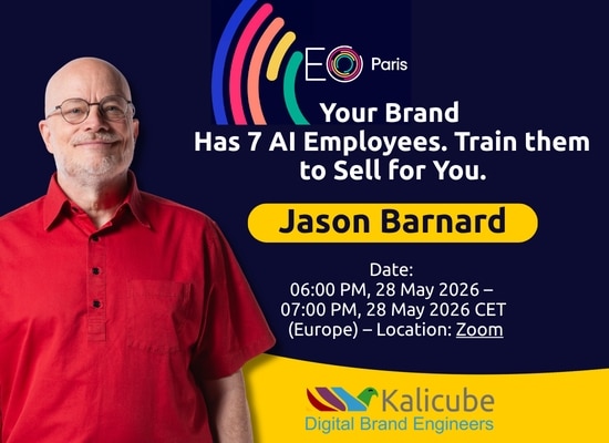 EO Paris online event, May 2026: Your Brand Has AI Employees. Train Them to Sell for You.