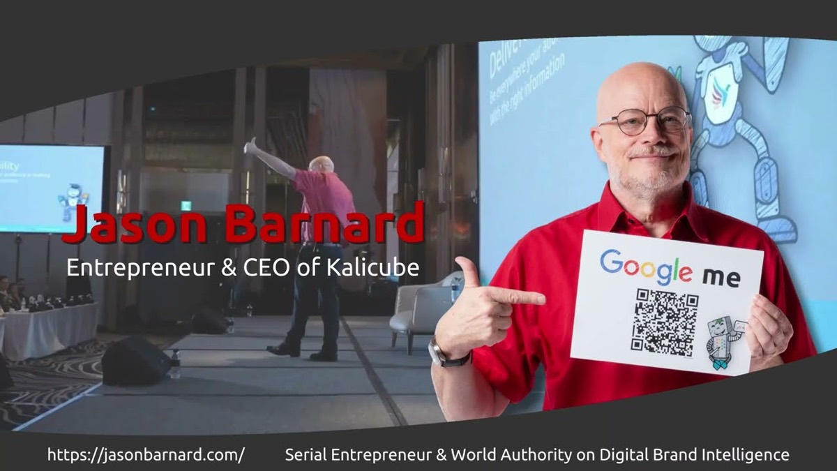 Reel: Jason Barnard, serial entrepreneur and world authority on Digital Brand Intelligence